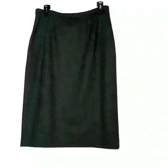 Brooks Brothers,Gray,wool,CLASSIC, lined,made in Italy, straight skirt size-10 - Picture 2 of 5